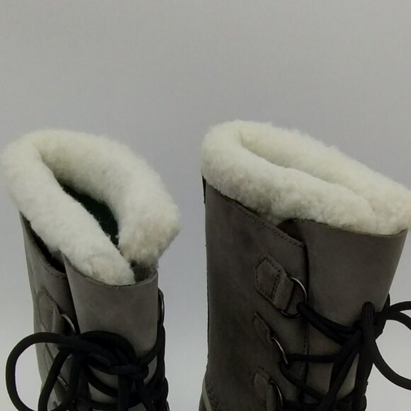Sorel Caribou Waterproof Insulated Boots Grey Size 10 - Picture 9 of 14